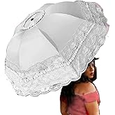 WENDIN Vintage Foldable Lace Parasol Gothic Umbrella rain Anti-uv Protection parasol sunblock umbrella dome Photo Props girls women lace umbrellas