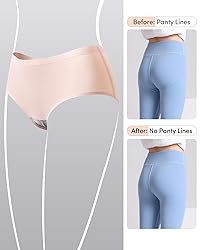 Domee Teen Girls Seamless Underwear No Show Panties