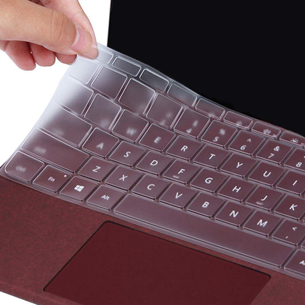 Plastron TPU Transparent Keyboard Skin Cover for Microsoft Surface Go 2018 TPU Transparent