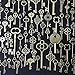 150Pcs Antique Skeleton Key Charms Pendants for Crafting Supplies Jewelry Findings Making Accessory DIY Necklace Bracelet
