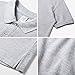 INFLATION Men's Cotton Short-Sleeve Polo Shirts Classic Collared T Shirt Men