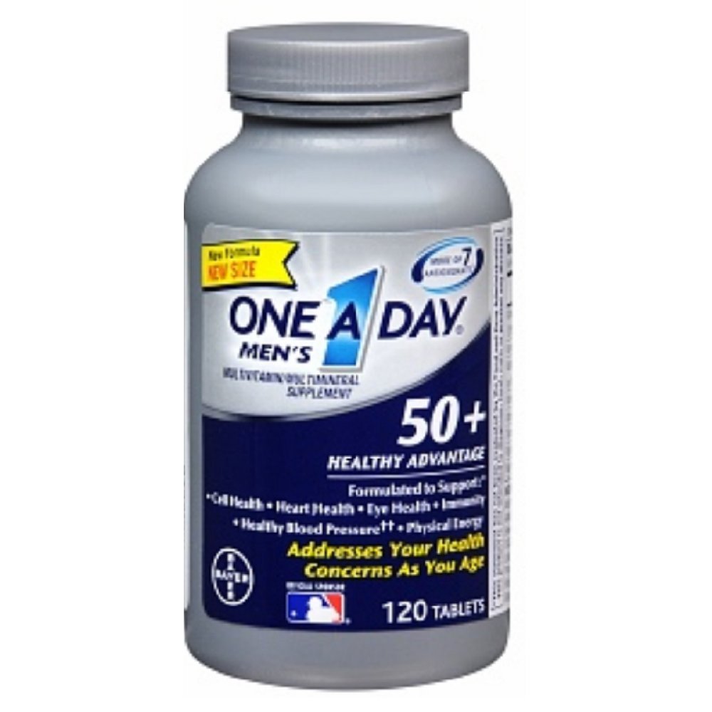 One A Day Men's 50 Plus Advantage MultiVitamins, 120 Count Buy
