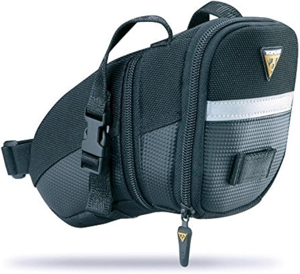 Topeak Micro Aero Wedge Bicycle Saddle Bag TC2471B Black 25 cu in