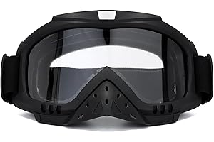 AVV Motorcycle Goggles - Windproof ATV Dirt Bike Goggle For Men Women Youth, UV400 Racing Goggles For Motocross MTB
