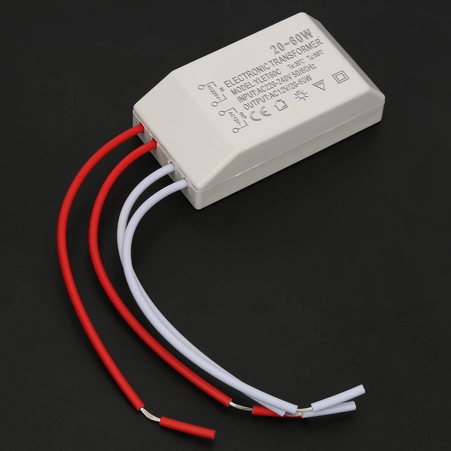 AC 220V to 12V Voltage Converter Transformer 20 60W Electronic Power Supply Driver for Voltage Conversion - Image 4