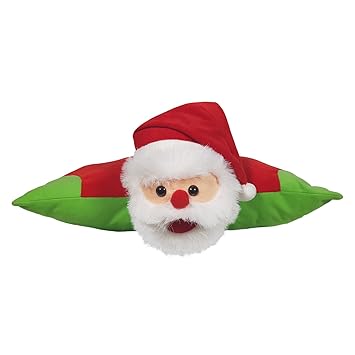 Ultra Christmas Santa Cushion Pillow Soft Toy for Kids, 16 x 12 inches