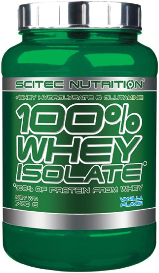 Scitec Nutrition 100% Whey Isolate, Pure Protein Power with BCAAs, Glutamine & Arginine, Sugar & Gluten Free Formula, 700 g