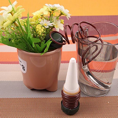 12 Plant Flower Water Control Drip Cone Spike Waterer Bottle Irrigation System G03 Drop Ship