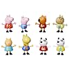 Peppa Pig pack de 8 figurines : Peppa et George Pig, Peggi Panda, Candy Cat et autres, exclusivité , dès 3 ans Peppa Pig pack de 8 figurines : Peppa et George Pig, Peggi Panda, Candy Cat et autres, exclusivité , dès 3 ans
