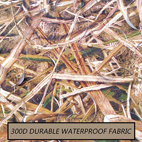 XAMAWA Camouflage Netting, 300D Durable Camo Net Blinds Great for Camping Shooting Hunting(5ftx10ft/1.5mx3m) - Thumbnail 3