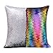 Magic Mermaid Pillow Cover Reversible Sequins Color Changing Pillow Case Funny Home Decoration Gift for Kids