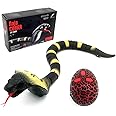 Gosyfeti Remote Control Snake Toy, RC Realistic Cobra Joke Trick Prank, Electric Controlled Snake for Cat Pet, Kid's Boy's Adult's Funny Birthday Gift (Grey)