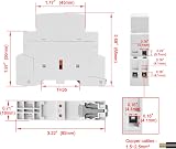 Heschen Household AC Contactor CT1-25 2NO 2 Pole 220V DIN Rail 35mm view 2