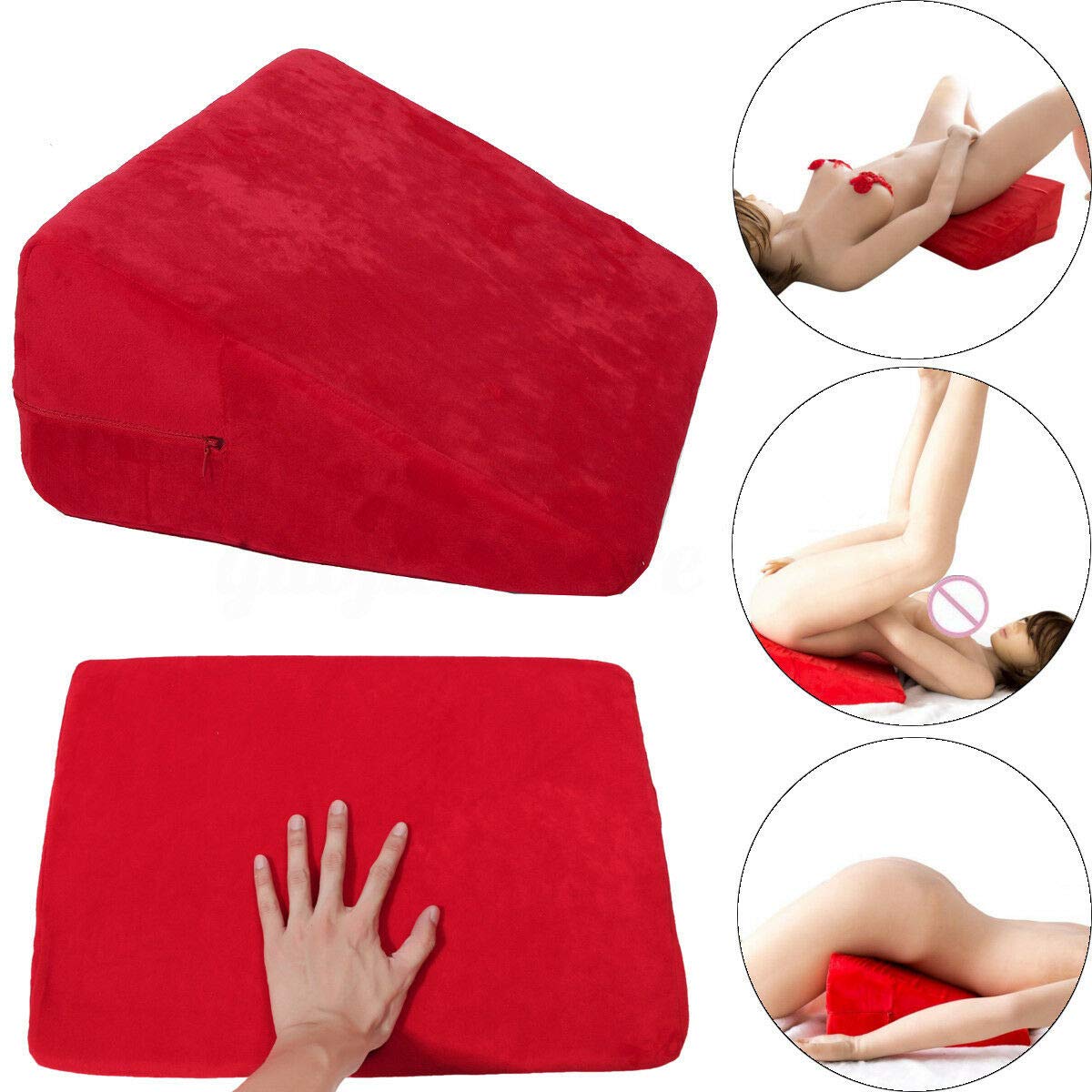 Buy Slb Works Sex Position Red Aid Pillow Microfiber Couple Wedge
