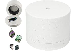 1PC Microwave Kiln for Pottery Microwave Kiln for Glass Fusing with Kilns Paper Glass Jewelry DIY Tools at Home 4.7x3.3 inch.