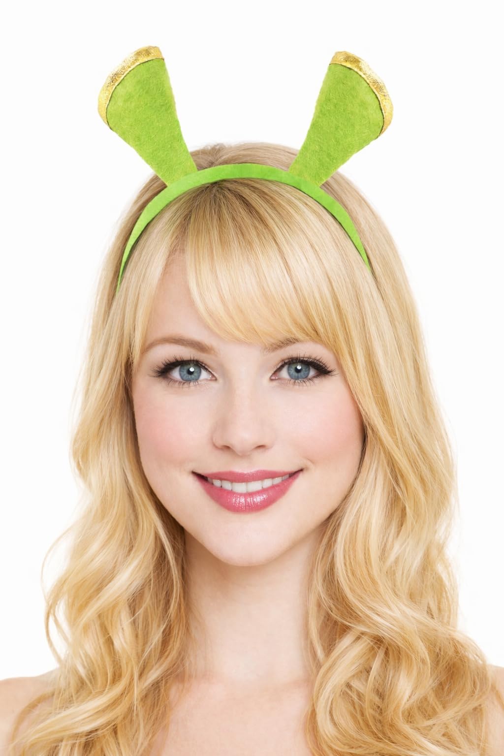 NuJake Green Ogre Costume Headband Alien Ears Cosplay Fancy Dress
