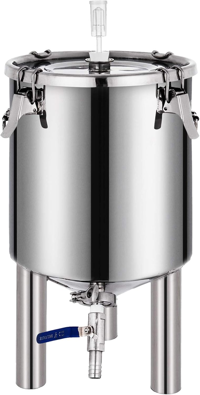 BuoQua 7Gallon/ 26Liter Conical Brew Fermenter Stainless Steel Brew