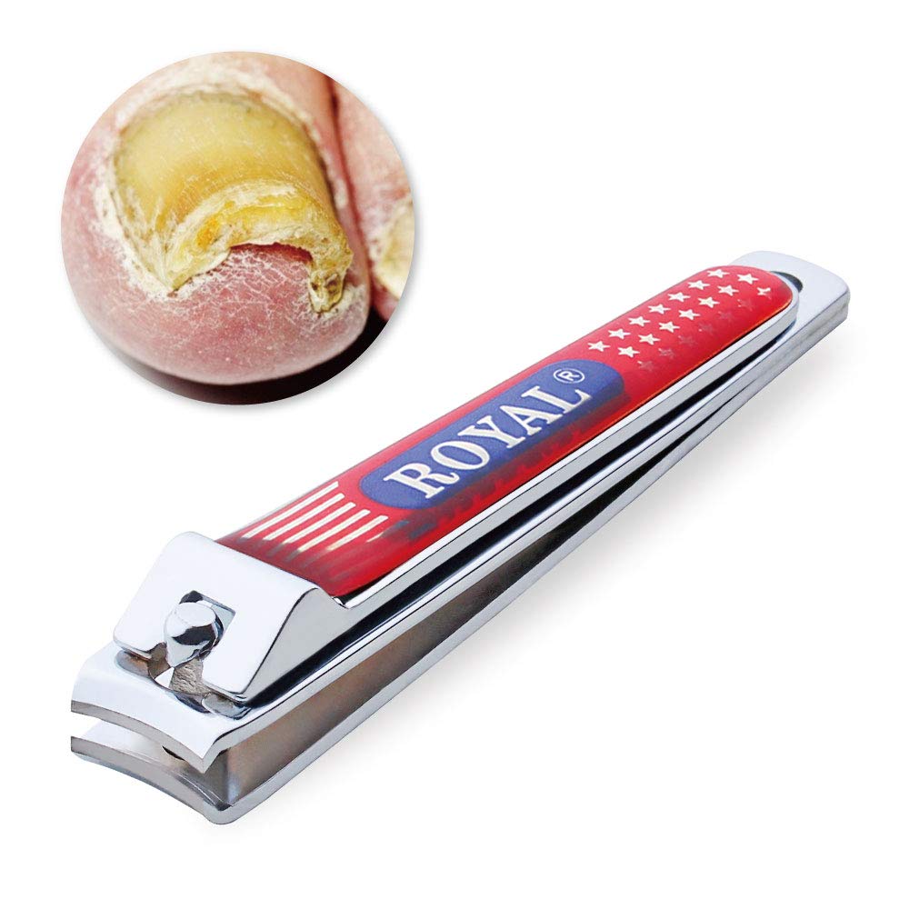 Photo 1 of [Made in Korea] ROYAL Wide Jaw Toenail Clipper for Thick Toenails or Tough Fingernails, Large Toenail Clippers for Men, Seniors, Adults EM-3