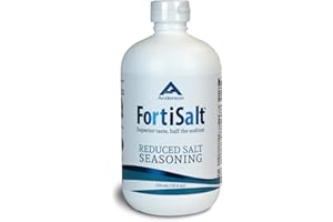 MINERAL RESOURCES INTERNATIONAL, INC. Anderson FortiSalt – Unrefined Mineral Sea Salt, Award Winning Taste, Sustainable Gourmet Salt, Real Salt Taste, Low Sodium 550 mL