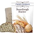 Mature Sourdough Starter Culture – 100+ Years Old Dehydrated Sourdough Starter Culture for Delicious Homemade Bread – All-Nat