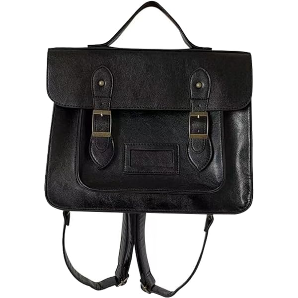 Gothic Faux Leather Daypack Backpack Lightweight Waterproof Adjustable Strap Amazon.com: Hyuyikuwol Casual Rivets Mini Backpack Gothic  main image 3