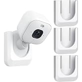 Blink Mini 2K+ No Drill Wall Mount Bracket for Blink Mini 2K+ Indoor Camera,No Screw Adhesive Camera Mount for Indoor Outdoor Camera 3Pack (Camera Not Included) White