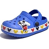 Children's Clogs Cute Cartoon Boys and Girls Garden Shoes Clogs Slippers Toddlers One-Foot Lightweight Beach Pool Sandals