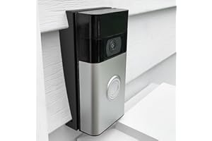 AMTHKNO Video Doorbell Vinyl Siding Mounting/Adapter Angle Adjustment Plate W/Hardware, for Ring Video Door-Bell/VideoD-oorbell, R ing 2, R ing 3, Ring 3 Plus Video Doorbell fit Standard Style Siding