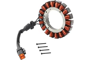 MINSTAR 30017-01 Stator Assembly Fit For Harley Davidson 2001-2006 Softail Series, 2004-2006 Dyan Series All Models