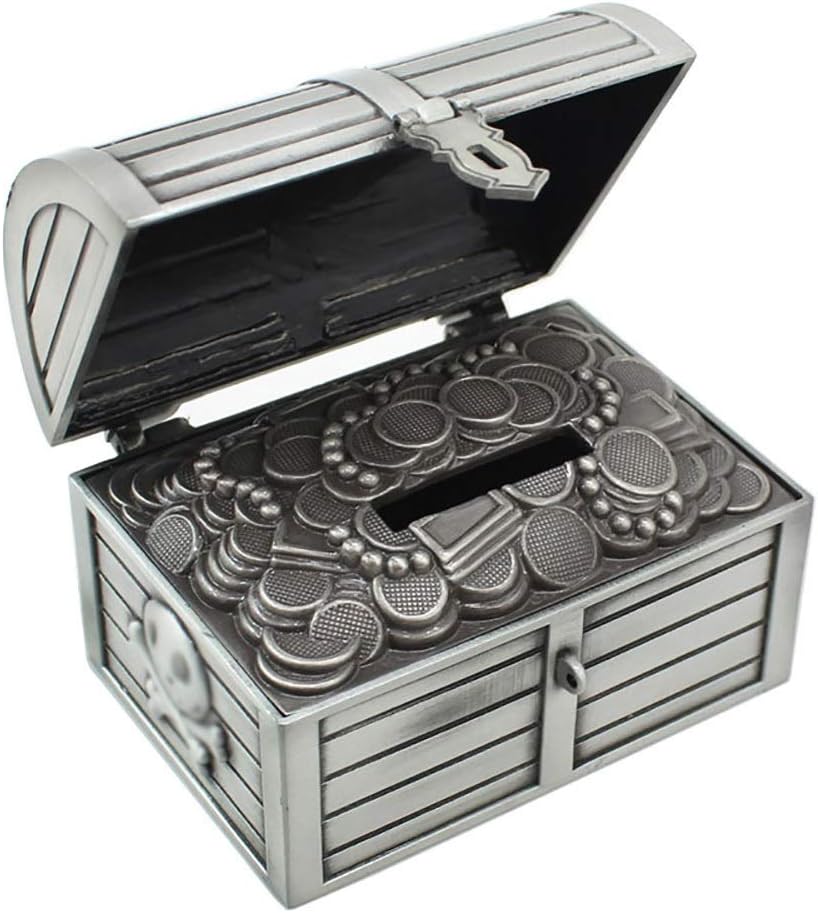 Batería guarra Linda del Potro Juguete de Metal Cofre del Tesoro Cofre