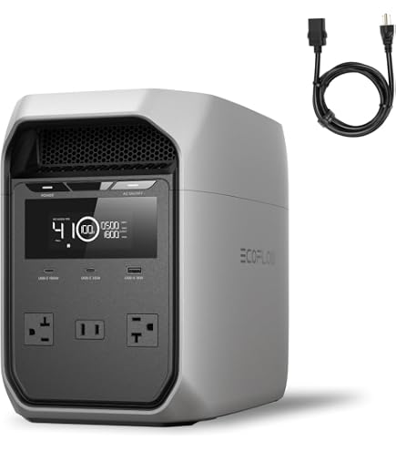 EF ECOFLOW 800W Alternator Charger with Delta 2 Max Portable Power