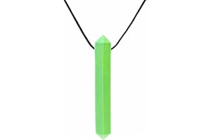 ARK THERAPEUTIC ARK's Krypto-Bite XT Chewable Gem Necklace Chew Jewelry (Extra Tough, Green)