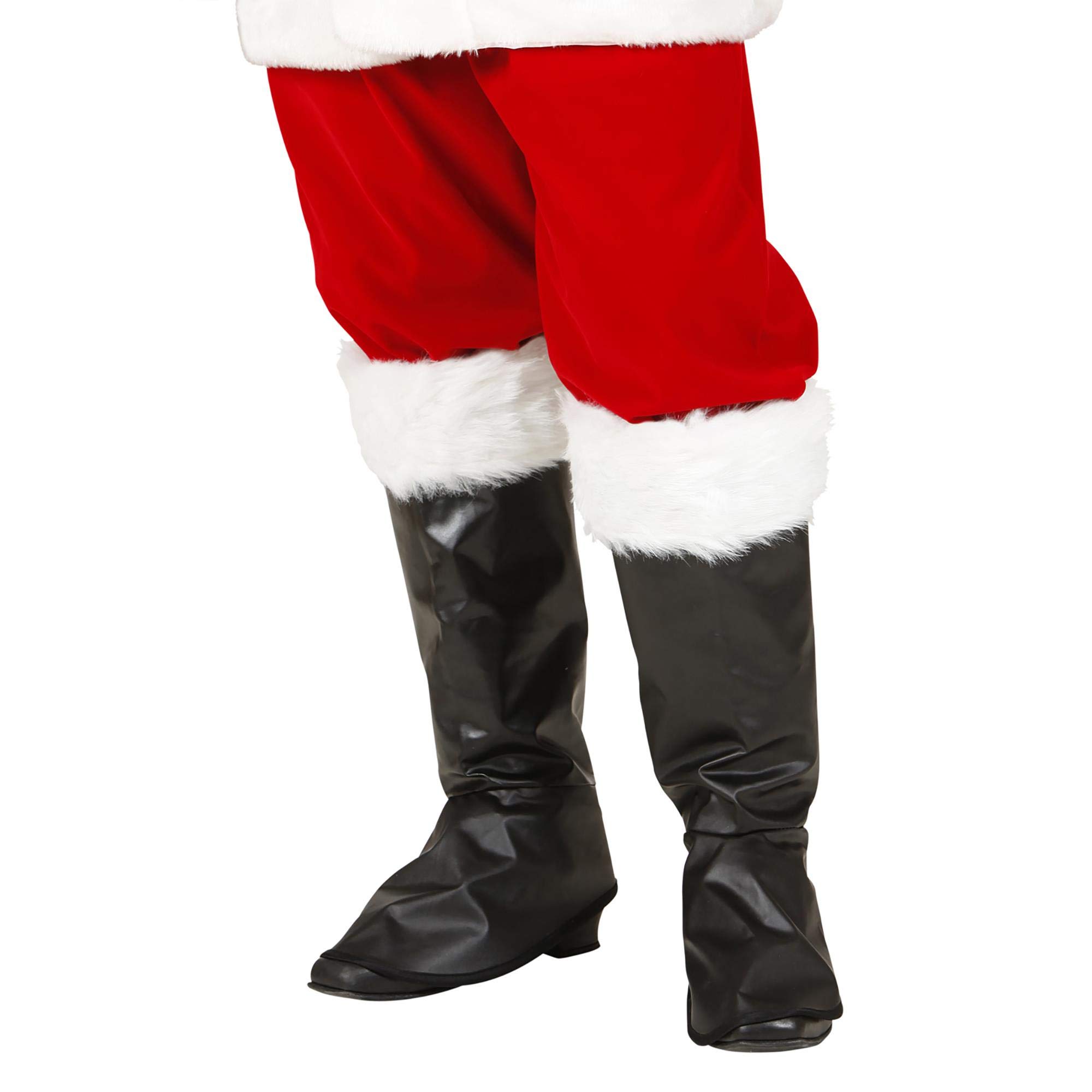 Santa Claus Boot Covers Accessory for Christmas Party Fancy Dress