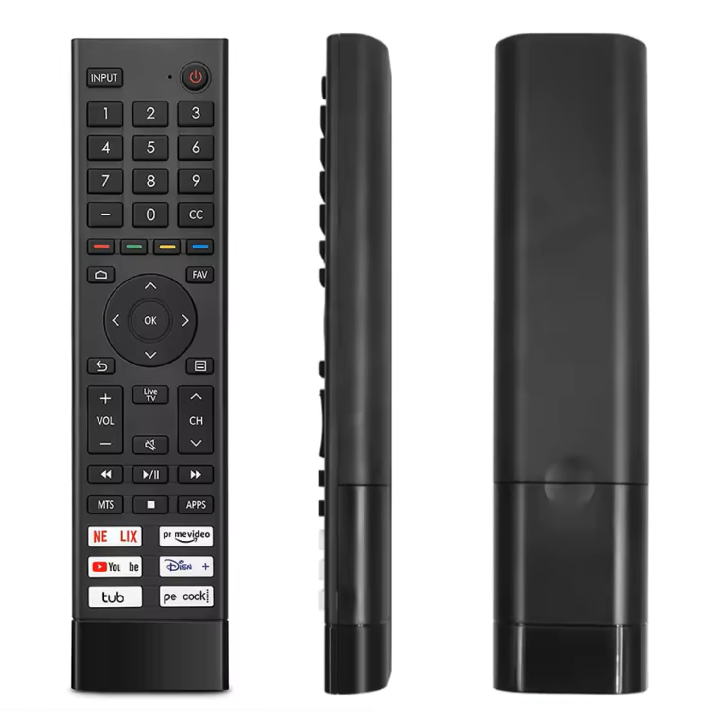 Upgraded ERF3J80H Replacement Smart TV Remote Fit for Hisense 4K UHD Android Smart TV 75A6G 70A6G 65A6G 60A6G 55A6G 50A6G 43A6G 55U68G 65U68G 55U6G 50U6G 65U6G 75U6G 50U68G 75U68