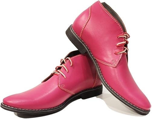 pink chukka boots