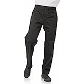Chef Works Mens Lightweight Slim Chef Pants