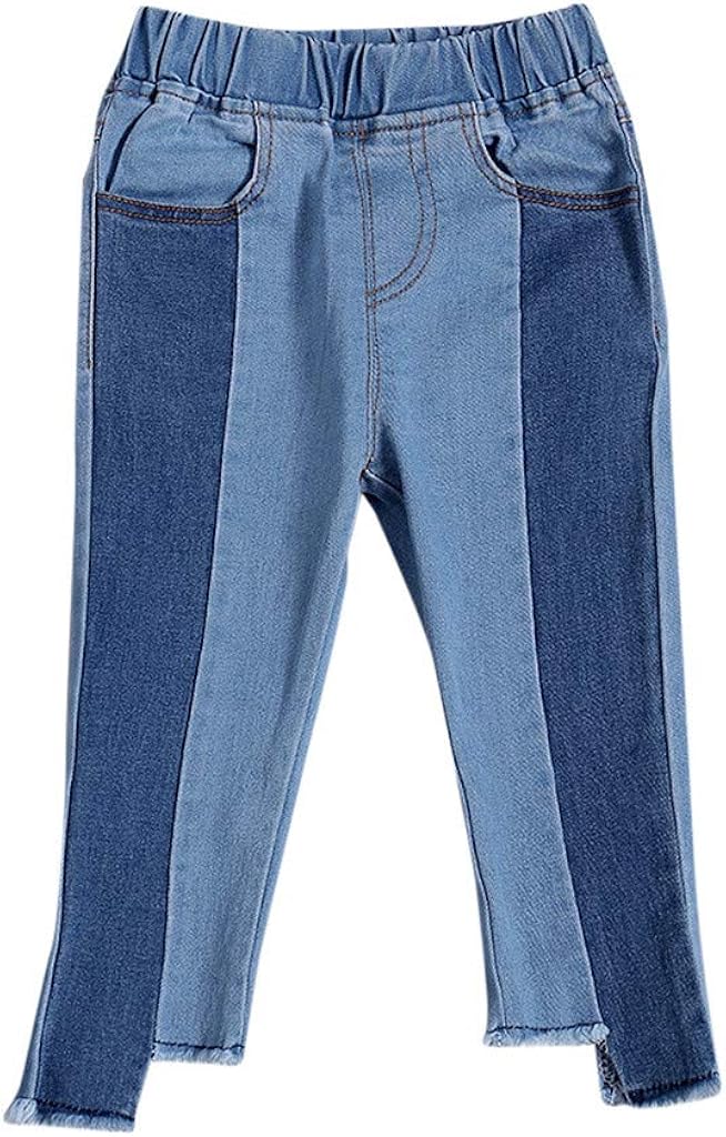 Toddler Girls Children Summer Denim Pants Trend Leggings