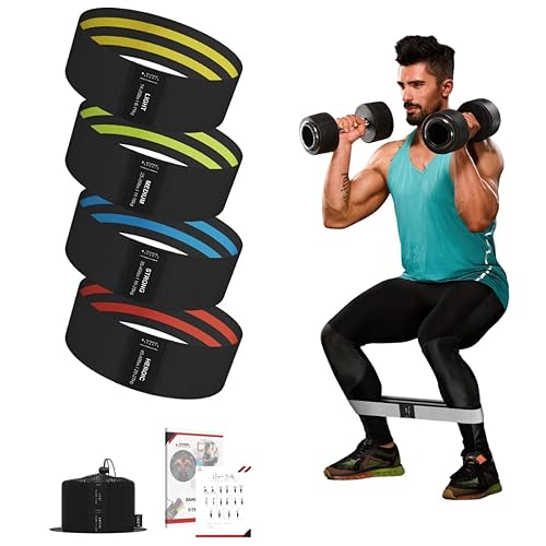 Fitness Strong Booty Bands Fabric Resistance Bands Set For Men And