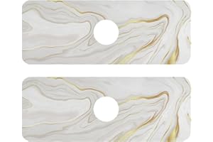 Tatenale Kitchen Sink Splash Guard Sink Faucet Mat Faucet Handle Drip Catcher Drain Mats for Kitchen Bathroom Countertop Abso