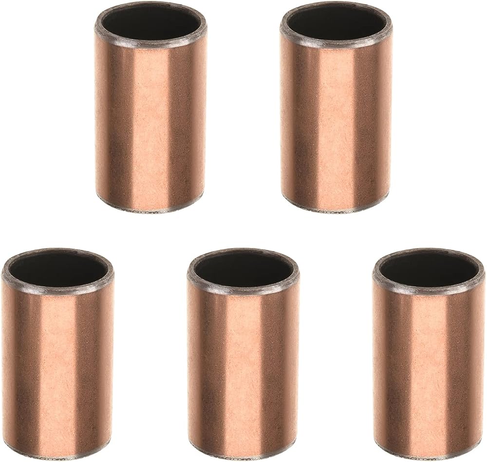 Othmro 10x12x20mm Sleeve Bearing Oilless Bushing Plain Bearing Carbon Steel