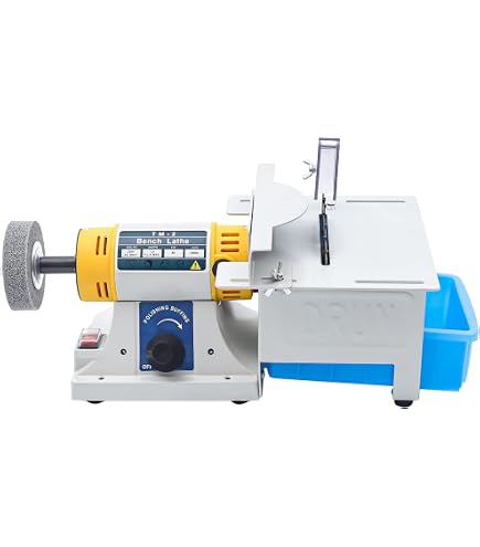 Lapidary Table Saw & Polishing Machine – 850W Variable Speed (800-11000 RPM) With Water Cooling, 150mm Blade, 108cm Flex Shaft