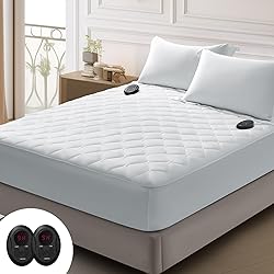Bwarm Premium Quilted Heated Mattress Pad Cal King