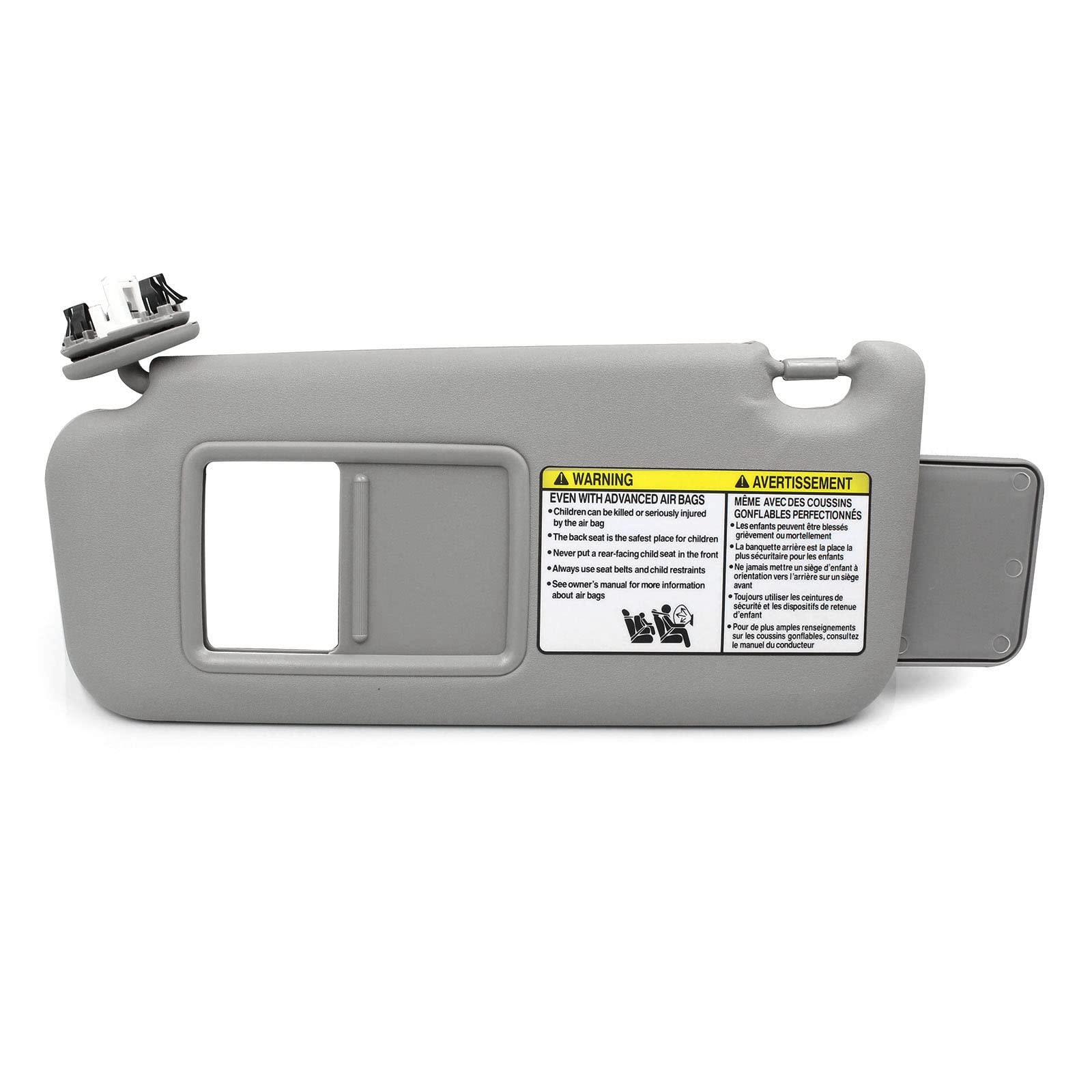 Photo 1 of Nakuuly Left Driver Side Sun Visor Gray with Sunroof Compatible with Toyota RAV4 2006 2007 2008 2009 2010 2011 2012 2013 Sunvisor Replaces # 74320-42501-B2