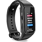 128GB Digital Voice Recorder with 8000 Hours Recording Capacity, Volorful Voice Activated Recorder with Playback, Password, N