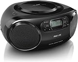 Philips CD Player AZB500/12 DAB Radio FM CD Playback 3.5mm Audio-in Black