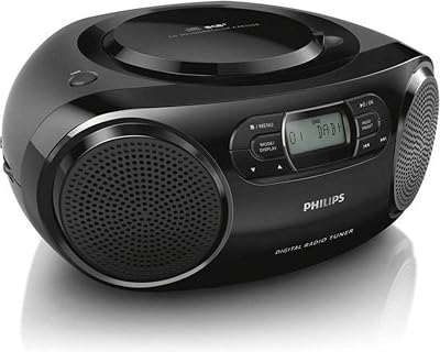 Philips CD Player AZB500/12 DAB Radio FM CD Playback 3.5mm Audio-in Black