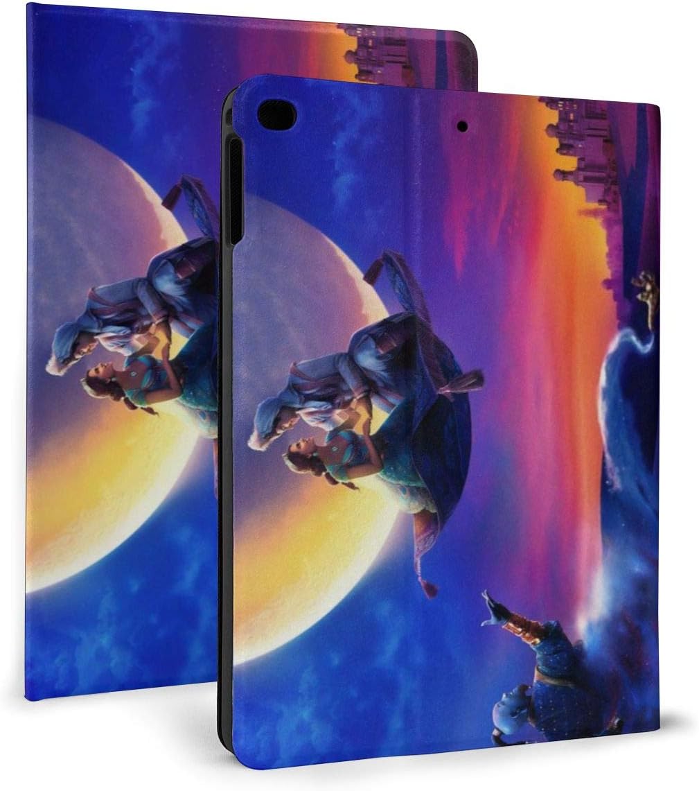 Aladdin And The Magic Lamp Case Fit IPad IPad Air1/2 9.7" With Auto Sleep/Wake Ultra Slim Lightweight Stand Leather Case