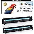 MxVol CF232A 32A Imaging Drum Replacement for HP 32A CF232A Imaging Drum 2-Pack Yields Up to 23,000 Pages use for HP Laserjet Pro M148dw M203dw M227fdw M118dw M148fdw M227fdn Printer No Toner