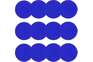 GENERIC ZIECE Spot Markers Rubber Floor Dots 9inch Non Slip Flat Cones Agility Dots for Kids Soccer Basketball Sports Speed Agility Training, Preschool Classroom Activities