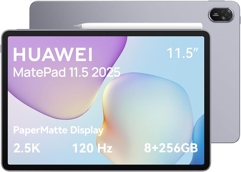 MatePad 11.5 2025 Tablet, Pantalla PaperMatte de 2.5K y 120 Hz